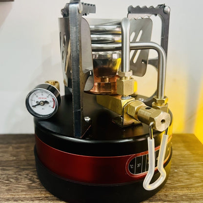 Pressurized alcohol stove Coil integrated stove