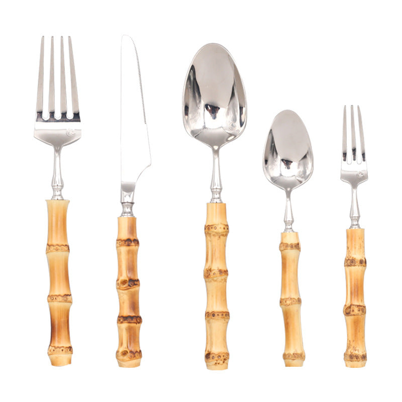 Bamboo Joint Stainless Steel Cutlery