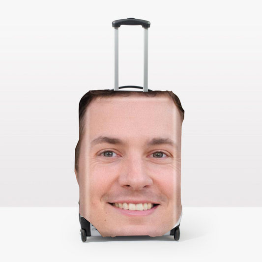 Big Face Personalized Suitcase Cover