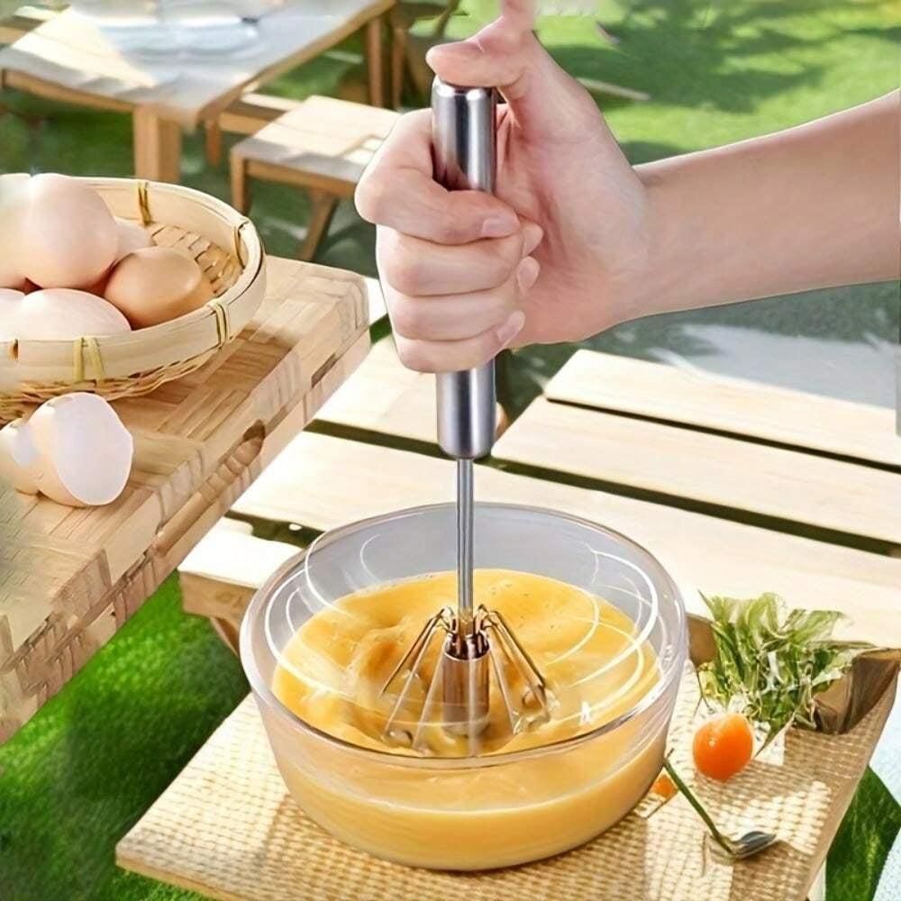 Stainless Steel Semi-Automatic Whisk