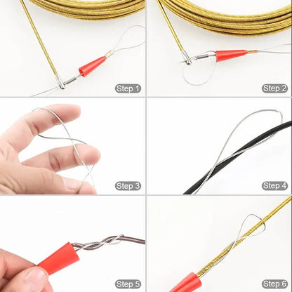 Universal Wire Lead Threading Device Tool