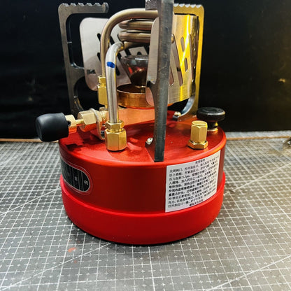 Pressurized alcohol stove Coil integrated stove